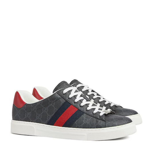 Gucci Sneakers Ace Uomo Con Dettaglio Web