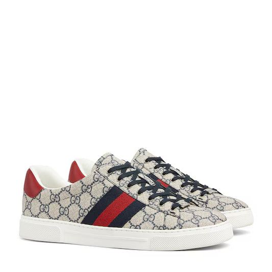 Gucci Sneakers Ace Uomo Con Dettaglio Web