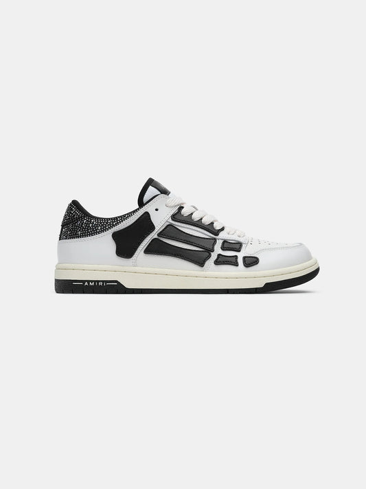 AMIRI WOMEN'S CRYSTAL SATIN SKEL TOP LOW