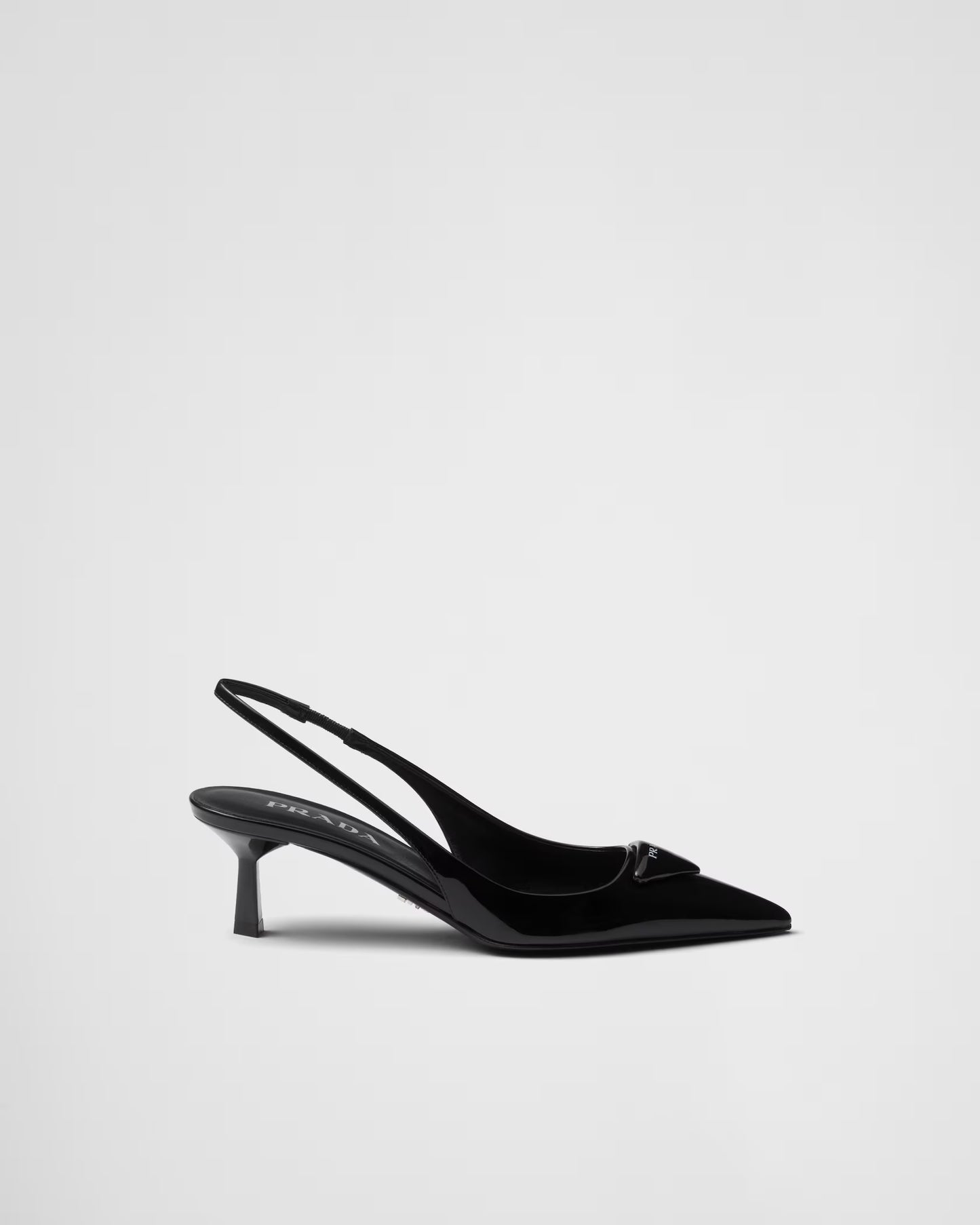 Prada Decolletè Slingback In Vernice